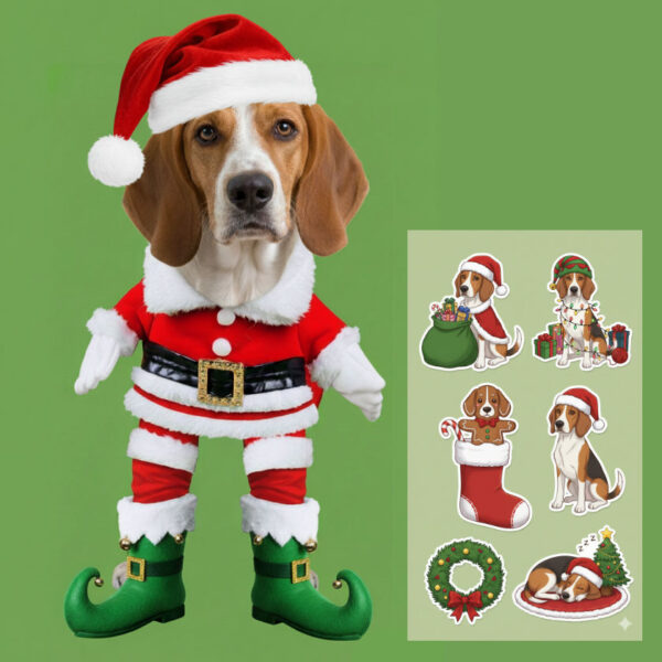 Tarjeta navideña personalizada de tu mascota - Imagen 5