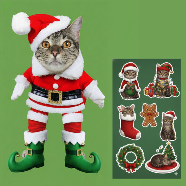 Tarjeta navideña personalizada de tu mascota - Imagen 4