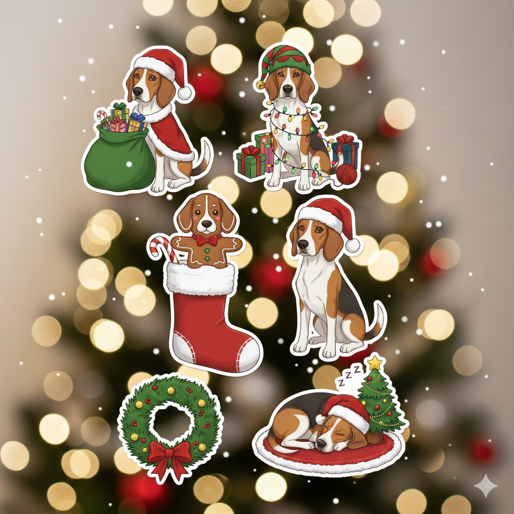 Set de stickers personalizados de tu mascota! (12 stickers)